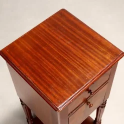 Sale Pamono Bedside Table in Mahogany