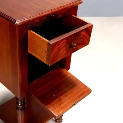 Sale Pamono Bedside Table in Mahogany