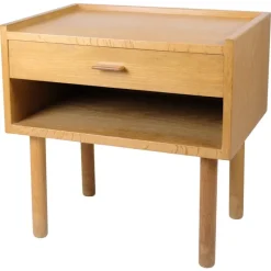 Pamono Bedside Table in Oak by Hans J. Wegner for Ry Møbelfabrik, 1960s> Nightstands