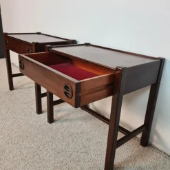 Best Pamono Bedside Tables by Jacques Hauville, 1960s, Set of 2