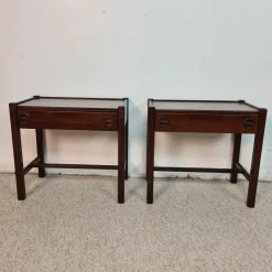Best Pamono Bedside Tables by Jacques Hauville, 1960s, Set of 2