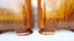 Pamono Bedside Tables by Jindřich Halabala for Up Závody, 1950s, Set of 2><noscript><img width=