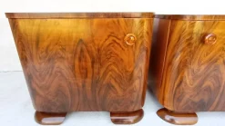 Pamono Bedside Tables by Jindřich Halabala for Up Závody, 1950s, Set of 2><noscript><img width=