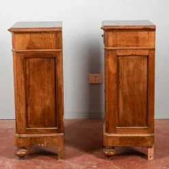 Pamono Bedside Tables, Late 19th Century, Set of 2><noscript><img width=