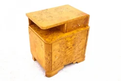 Pamono Bedside Tables, Poland, 1940s, Set of 2><noscript><img width=