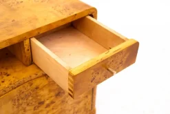 Pamono Bedside Tables, Poland, 1940s, Set of 2><noscript><img width=