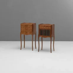 Pamono Bedside Tables, 1930s, Set of 2