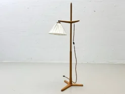 Best Pamono Beech Floor Lamp attributed to Temde Leuchten, 1960s