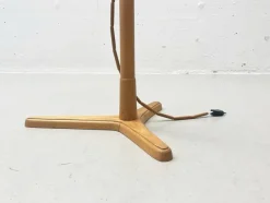 Best Pamono Beech Floor Lamp attributed to Temde Leuchten, 1960s