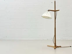 Best Pamono Beech Floor Lamp attributed to Temde Leuchten, 1960s