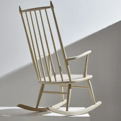 Pamono Beech Rocking Chair, 1960s> Rocking Chairs