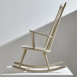 Pamono Beech Rocking Chair, 1960s><noscript><img width=