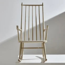 Pamono Beech Rocking Chair, 1960s><noscript><img width=