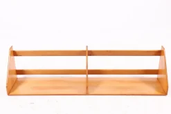 Pamono Beech Wall Shelves by Hans J. Wegner for Ry Møbler, 1950s, Set of 5