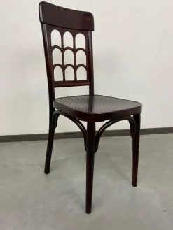 Pamono Beehive Dining Chairs attributed to Josef Hoffmann, 1890s, Set of 2><noscript><img width=