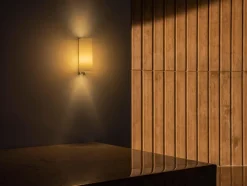 Pamono Beige and Beech TMM Corto Wall Lamp by Miguel Milá><noscript><img width=