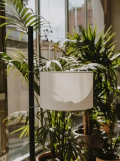 Outlet Pamono Beige and Oak Tmm Floor Lamp by Miguel Milá