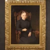 Best Pamono Belgian Artist, Portrait of Lady, 1920, Oil on Canvas, Framed