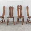 Pamono Belgian Brutalist Chairs by De Puydt, 1960s, Set of 4> Side Chairs & Dining Chairs