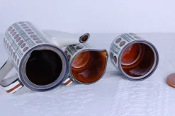 Outlet Pamono Belgian Delta Noix Coffee Service from Boch Rambouillet, 1966, Set of 27