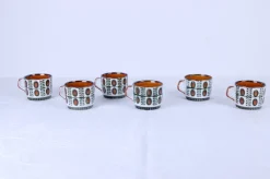 Outlet Pamono Belgian Delta Noix Coffee Service from Boch Rambouillet, 1966, Set of 27