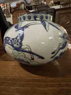 Pamono Belgian Earthenware Vase, 1920s> Vases