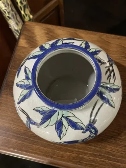 Pamono Belgian Earthenware Vase, 1920s><noscript><img width=