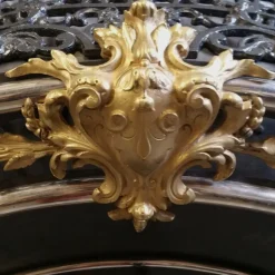 Pamono Belgian Wood Stove or Heater by J. G. Buckens / Réguile & Pecqueur, 19th Century><noscript><img width=