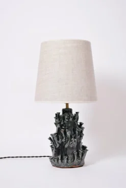 Pamono Belize Green and Black Lamp by Barracuda Interiors> Table Lamps