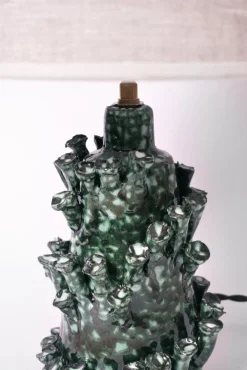 Hot Pamono Belize Green Marbled Lamp by Barracuda Interiors