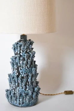 Best Pamono Belize Light Blue Lamp by Barracuda Interiors