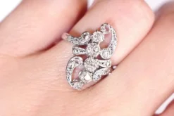 Sale Pamono Belle Epoque Diamond Ring