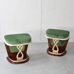 New Pamono Benches attributed to Pier Luigi Colli, 1940s, Set of 2