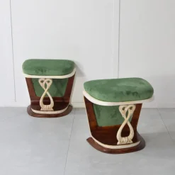 New Pamono Benches attributed to Pier Luigi Colli, 1940s, Set of 2