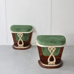 New Pamono Benches attributed to Pier Luigi Colli, 1940s, Set of 2