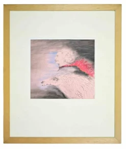 Outlet Pamono Benito Trolese, Self Portrait with Horse, 1987, Mixed Media on Paper