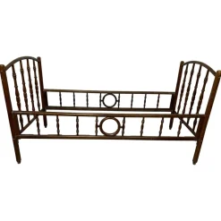 Pamono Bentwood Bed by Fischel, 1890s