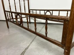 Pamono Bentwood Bed by Fischel, 1890s