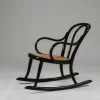 New Pamono Bentwood Ebonised Rocking Chair from Thonet, 1890s