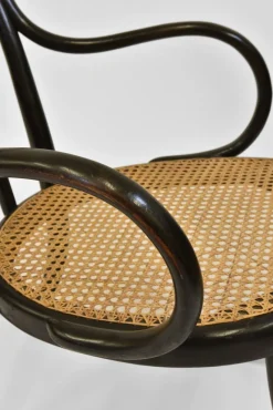 New Pamono Bentwood Ebonised Rocking Chair from Thonet, 1890s