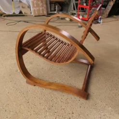 Pamono Bentwood Loungers, 1940s, Set of 2><noscript><img width=