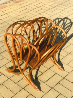 Clearance Pamono Bentwood Magazine Rack from Thonet, 1880s