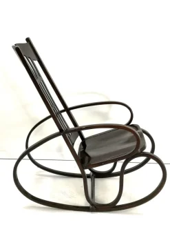 Clearance Pamono Bentwood Rocking Chair by Gustav Siegel for Jacob & Josef Kohn, 1910s