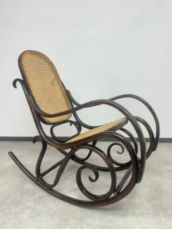 Clearance Pamono Bentwood Rocking Chair from Thonet, 1940s