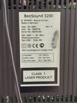 Pamono Beosound 3200 & Beolab 8000 from Bang & Olufsen, 1990s, Set of 3><noscript><img width=
