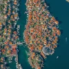 Pamono Bernhard Lang, AV_Archipelago_007 Aerial View, 2025, Print> Photography
