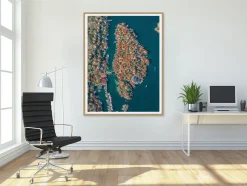 Pamono Bernhard Lang, AV_Archipelago_007 Aerial View, 2025, Print><noscript><img width=