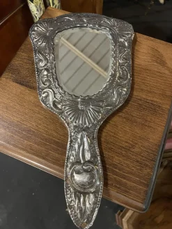 Best Pamono Beveled Hand Mirror, 1900s