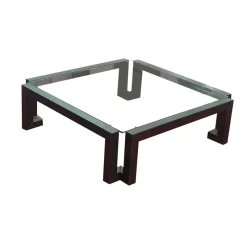 Pamono Bida Coffee Table in Black Slate by Joaquín Moll for Meddel><noscript><img width=