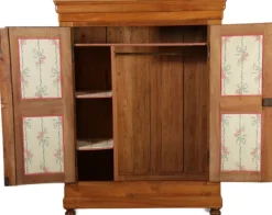 Pamono Biedermeier Cabinet in Cherrywood, 1830s><noscript><img width=